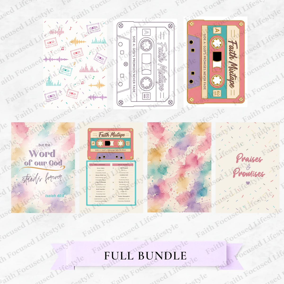 Faith Mixtape Buy All Bundle - product photo 1 - watermarked