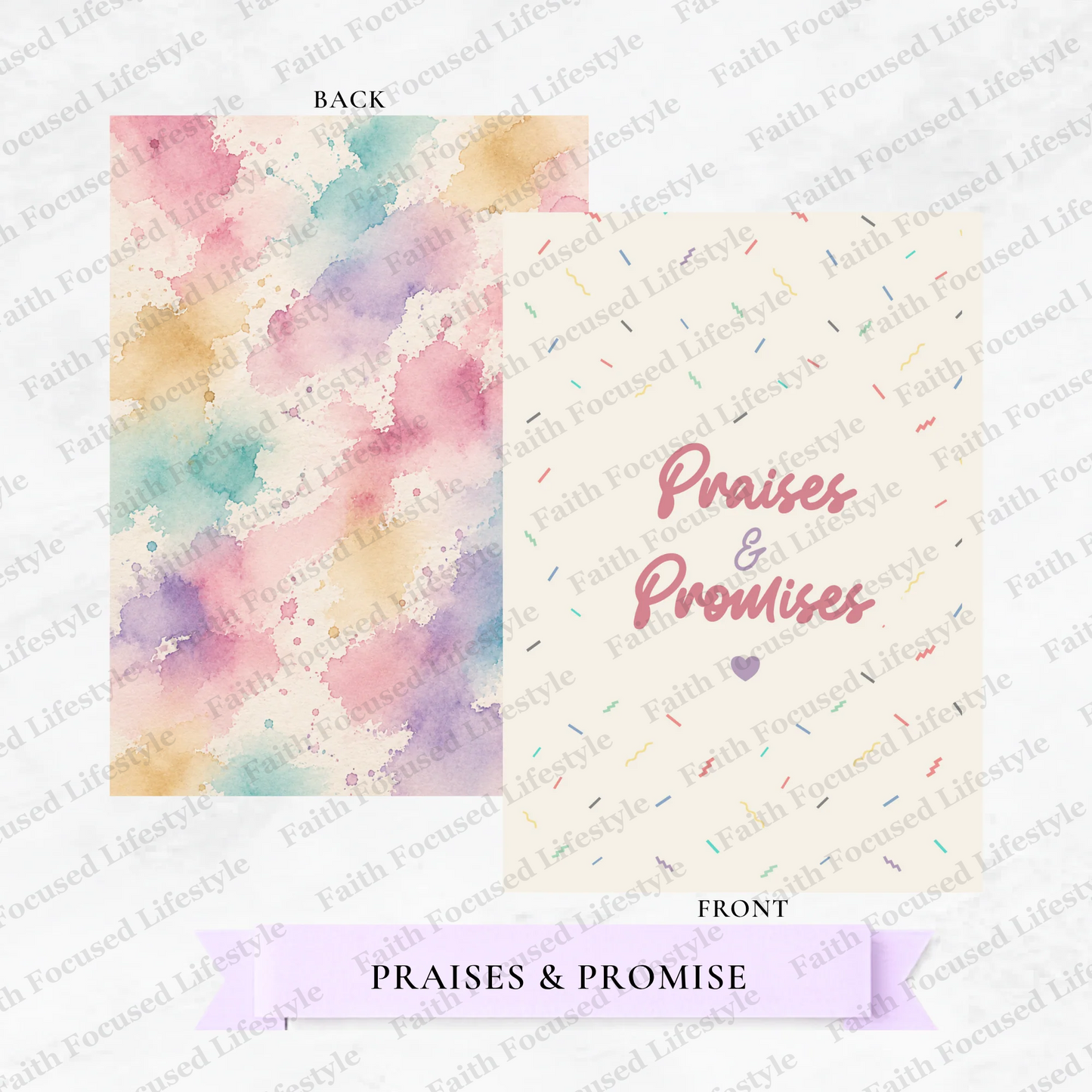 Faith Mixtape Tip-Ins - Praises & Promises - watermarked